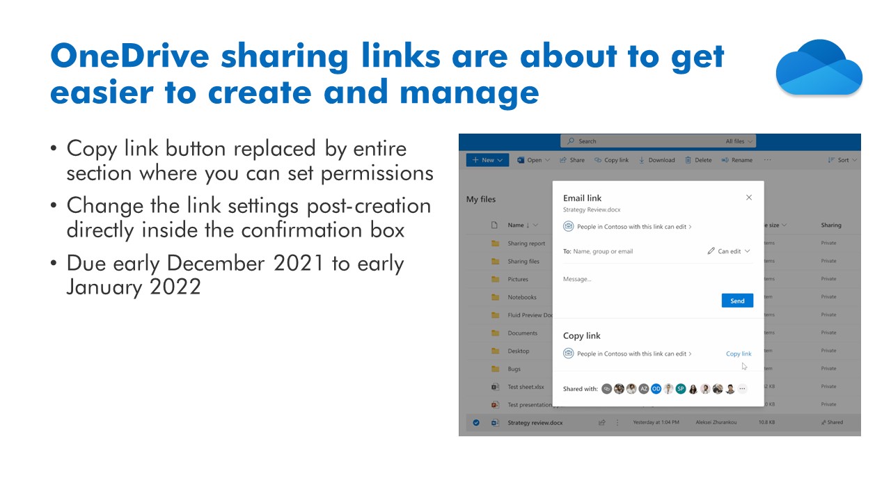 OneDrive Sharing Links Are About To Get Easier To Create And Manage ...