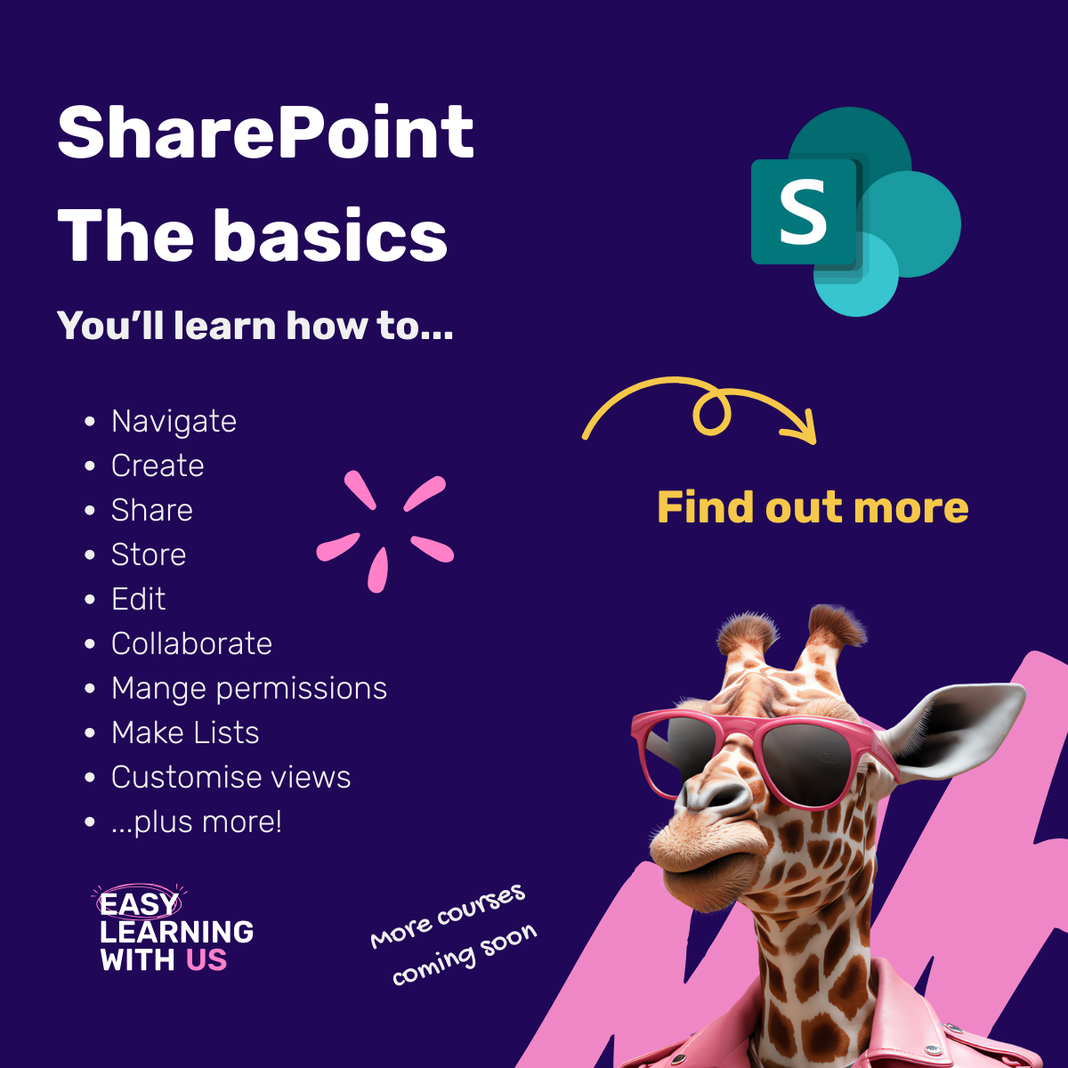 Sign up for our SharePoint Basics course.